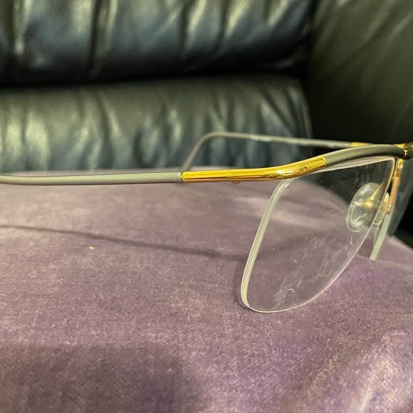 NEW rimless frame LogoParis Designer silver gold lightweight large made in Paris - Picture 11 of 16